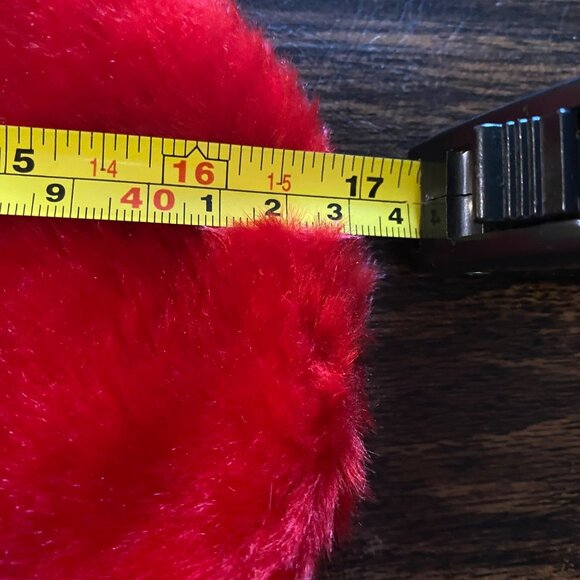 Vtg Christmas Naughty & Nice 2 Sided Reversible Christmas Stocking 17" Soft - Picture 8 of 8